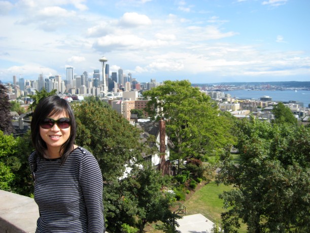 A beautiful view of Downtown Seattle from Kerry Park