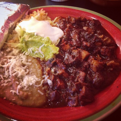The best chicken mole I've had in the U.S. (The best mole ever was in Mexico - of course.)